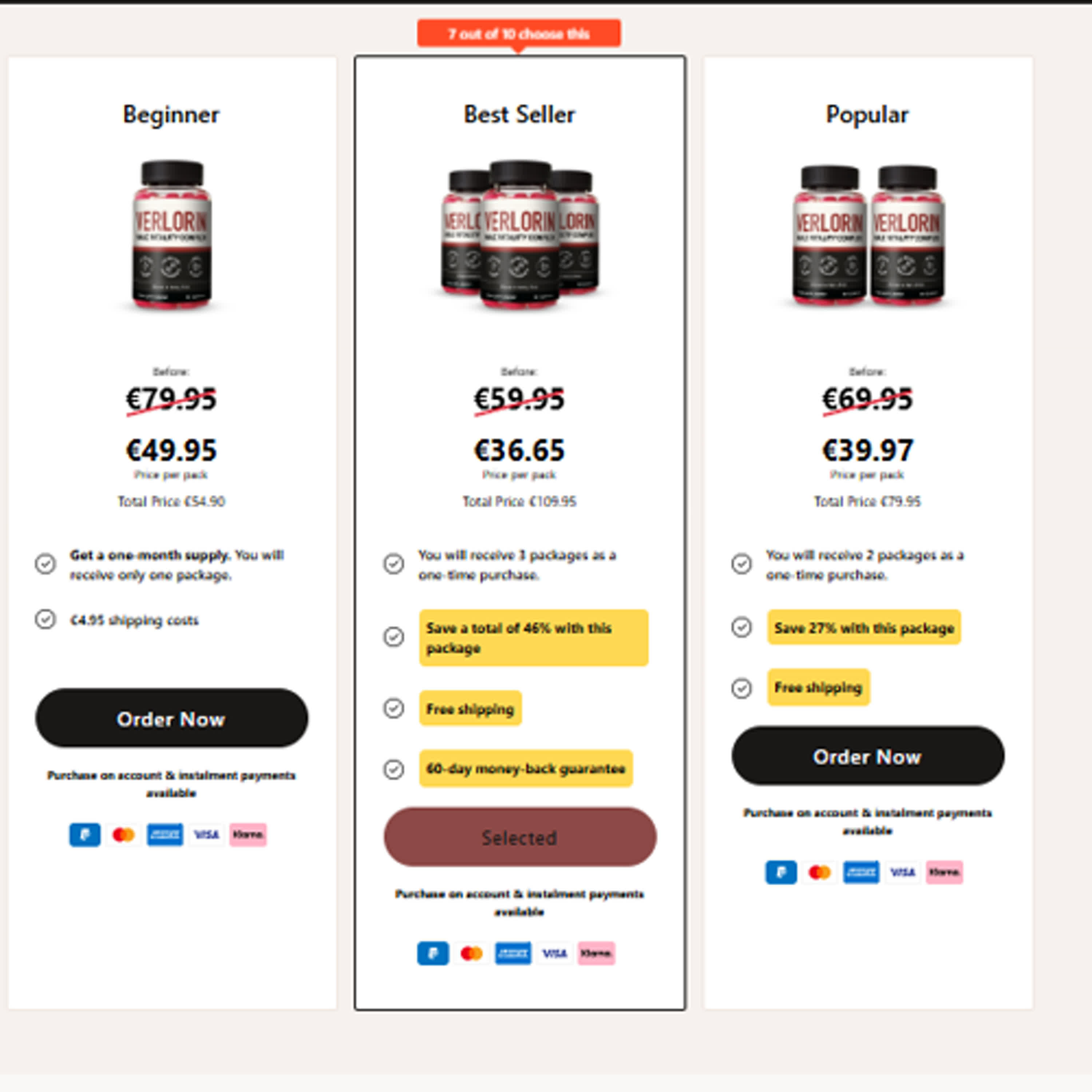 Verlorin Produkt