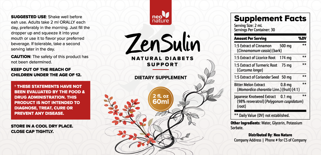 Zensulin Produkt